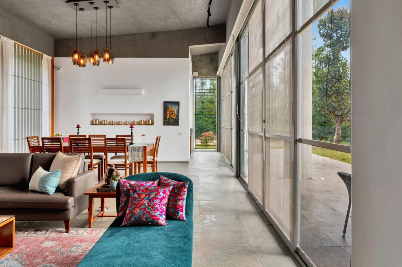 Saffronstays Cafella- A 3-Bdr Elliptical-Roof Villa In Chikmagalur Mudigere Eksteriør billede